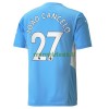 Maillot de Supporter Manchester City Joao Cancelo 27 Domicile 2021-22 Pour Homme